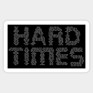 Hard Times Sticker